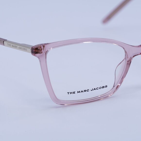 Marc Jacobs MARC 544 035J 00 Eyeglasses Transparent Pink Cat Eye 54mm Frame - Picture 4 of 11